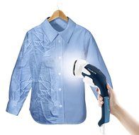 Rowenta GS3010 Ultrasteam Hand-Held Garment and Fabric Steamer with Lint Pad and Travel Pouch, 800-Watt, Blue N7