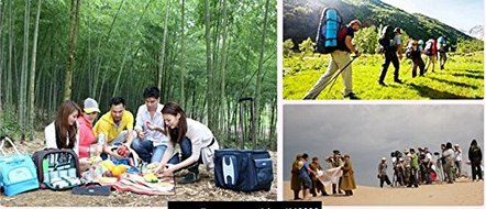 Portable Rechargeable 4 Inch Mini Fan With Adapter and USB Charge Cable for Outdoor Activities (Red) N3