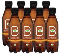 B-tea Kombucha Raw Organic Tea, Only 2g of Sugar, Probiotics and Prebiotic, Promotes Healthy Weight Loss, Kosher... N8