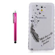 Note 4 Case, Firefish Durable Soft TPU Back Case [Soft-Flex] Drop Protection Scratch-Resistant Cover Skin Protective... N36