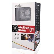 WiMiUS 4K Wifi Waterproof Action Camera With HD 16 MP,170&deg; Wide Angle, 2.0 Inch LCD Screen+900mAH Batteries(2...