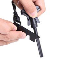 Newcomdigi Fire Starter Flint Striker with Compass Whistle to Survival N7