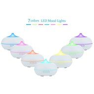 300ml Essential Oil Diffuser,Quiet Ultrasonic Cool Mist Humidifier with 7 Colors LED and Waterless Auto Shut-off... N12