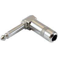 GLS Audio 1/4" Right Angle Plugs TS Mono Heavy Duty Style for Speaker Cables, Patch Cables, Snakes - Male 1/4... N2