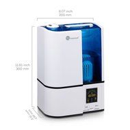 Cool Mist Humidifier with LED Display, TaoTronics Ultrasonic Air Humidifers with No Noise, 4L Large Capacity,... N8
