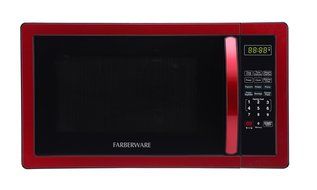 Farberware FMWO11AHTBKB Classic 1000W Microwave Oven, 1.1 cu. ft., Stainless Steel N2