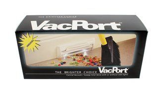 Cen-Tec Systems 39442 Vacport Sweep Inlet Valve with LED Lights, Black N4