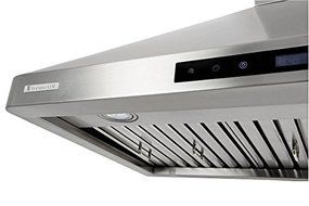 XtremeAir PX02-W36 Wall Mount Range Hood with 900 CFM Baffle Filters with Grease Drain Tunnel, 36" N2