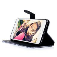 iPhone 7 Plus Case (5.5 inch) - Wallet Flip Stand Case PU Leather Case with Shockproof TPU Inner Bumper Colorful... N11