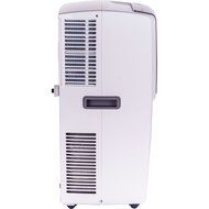 Honeywell MP08CESWW 8000 BTU Portable Air Conditioner with Front Grille and Remote Control, White/Grey N9