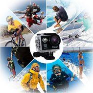 Action Camera Ophgo Sports Action Camera 2.0 Inch Ultra-wide Angle Lens Full HD 1080p Waterproof Diving Camera...