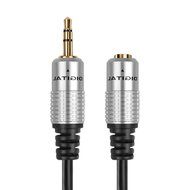 TNP AUX Headphone 3.5mm Extension Cable (3 Feet) - Male to Female Extender Audio Auxiliary Jack Adapter Wire Cord... N4