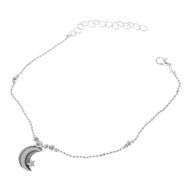 Women 925 Sterling Silver Plated Anklet Foot Chain soles Ankle Barefoot Bracelet N5