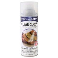 General Paint &amp; Manufacturing PDS-7 Premium Decor Decorative Enamel Spray Paint with 360-Degree Spray Tip, Clear...