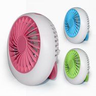 GaGa MILANO 5-inch Mini Quietness Desktop Fan Hand Hold And Support 3 Speed Cool Fan with USB Charge for Home... N20