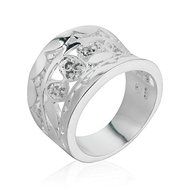 HOT! Women New Fashion Natural Crystal 925 Solid Sterling Silver Ring Size 7 8 (8) N4