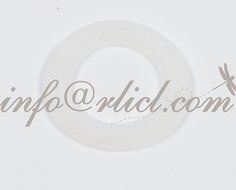 5pcs/Lot ,White Flat Silicone Washer, ID 21mm; OD 31mm; Thickness 3mm, Weldless, Food Grade
