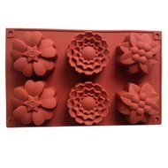 Karen Baking Moon Cake Shape Muffin Sweet Candy Jelly Fondant Cake Chocolate Mold Silicone Tool Baking Pan DIY N2