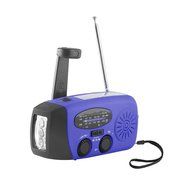 Oneplace Solar Dynamo Powered Radio Hand Crank AM/FM Emergency Radio - 3 LED Flashlight - Phone Charger Power... N2