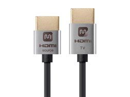Monoprice Ultra Slim High-Speed 18Gbps Active HDMI Cable Supports Ethernet, 3D, 4K and Audio Return - 6ft Black... N11