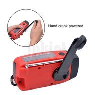 Oneplace Solar Dynamo Powered Radio Hand Crank AM/FM Emergency Radio - 3 LED Flashlight - Phone Charger Power... N3