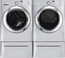 Frigidaire Pair Special-Ultra Stylish, Mega Capacity Laundry System with GAS DRYER, READY STEAM and Matching Pedestals...