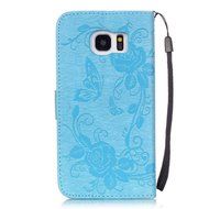 Samsung Galaxy S7 Edge Case, UNEXTATI Wallet Case for Samsung Galaxy S7 Edge, PU Leather Case with Wrist strap... N138