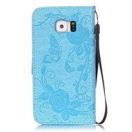 Samsung Galaxy S7 Edge Case, UNEXTATI Wallet Case for Samsung Galaxy S7 Edge, PU Leather Case with Wrist strap... N143