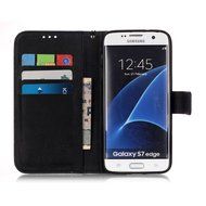Samsung Galaxy S7 Edge Case, UNEXTATI Wallet Case for Samsung Galaxy S7 Edge, PU Leather Case with Wrist strap... N144