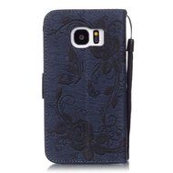 Samsung Galaxy S7 Edge Case, UNEXTATI Wallet Case for Samsung Galaxy S7 Edge, PU Leather Case with Wrist strap... N145