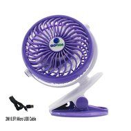 [Update Version with 6.5 Ft Micro Charging Cable] Glovion Baby Clip Stroller Fan - USB Rechargeable Portable Fan... N25