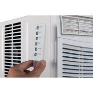 Haier ESA406N 6,000 BTU 115V Window-Mounted Air Conditioner and MagnaClik Remote with Braille N10
