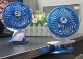 [Update Version with 6.5 Ft Micro Charging Cable] Glovion Baby Clip Stroller Fan - USB Rechargeable Portable Fan... N28