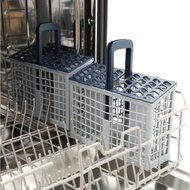 24 in. Front Control Dishwasher in Black with Stainless Steel Tub