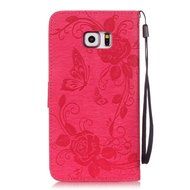 Samsung Galaxy S7 Edge Case, UNEXTATI Wallet Case for Samsung Galaxy S7 Edge, PU Leather Case with Wrist strap... N161