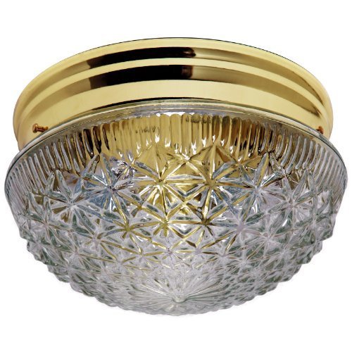 Boston Harbor F14BB01-80033L 2-Light Flush Ceiling Fixture, Brass by Boston Harbor