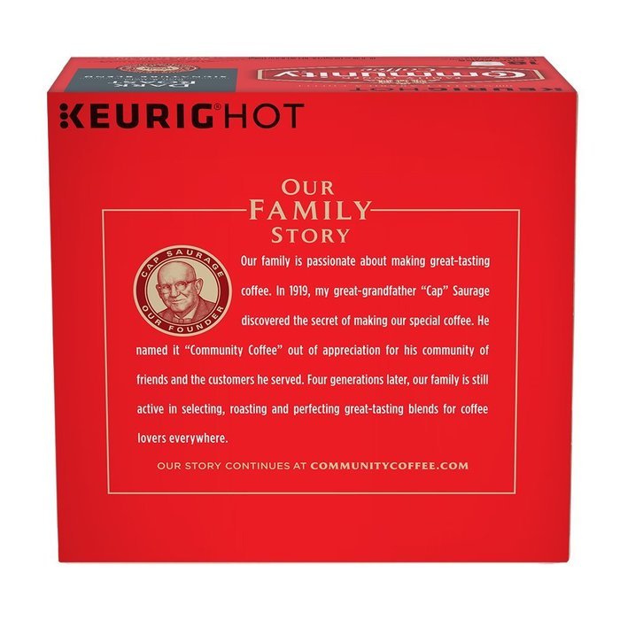 Community Coffee Dark Roast, K-Cup for Keuirg Brewers, 18 Count N4