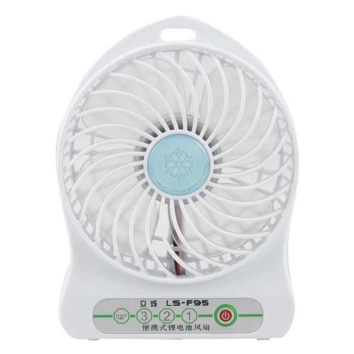 Mini Lithium Battery Fan Summer Portable Super Big Wind Operated Desk Small USB Rechargeable Battery Powered Handheld... N7