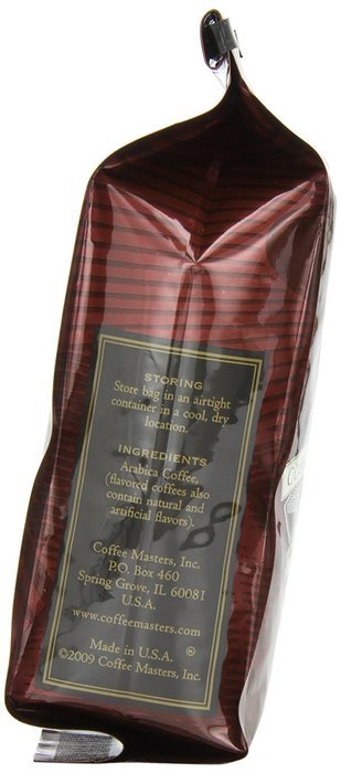 Coffee Masters Flavored Coffee, Cinnamon Hazlenut, Whole Bean, 12-Ounce Bags (Pack of 4)