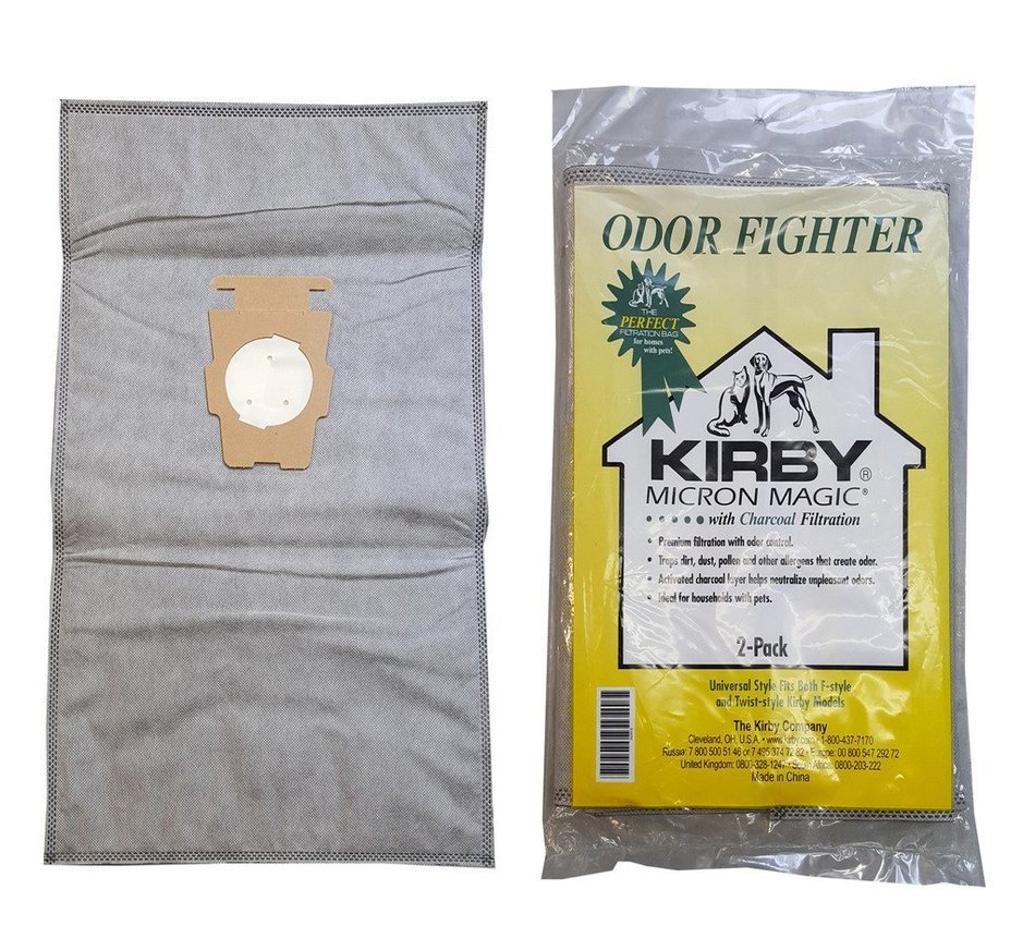 4 Kirby ODOR FIGHTER Micron Magic with Charcoal Filtration Allergen
