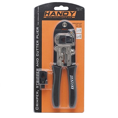 10171 ADSL Modem Telephone Handset Cables (RJ9 RJ10 RJ22 RJ11 RJ12) - Crimper Stripper Cutter - 6P6C 4P4C Plier... N2