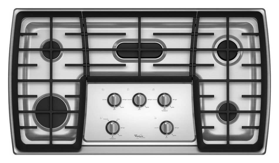 Whirlpool G7CG3665XS Gold 36" Stainless Steel Gas Sealed Burner Cooktop N5
