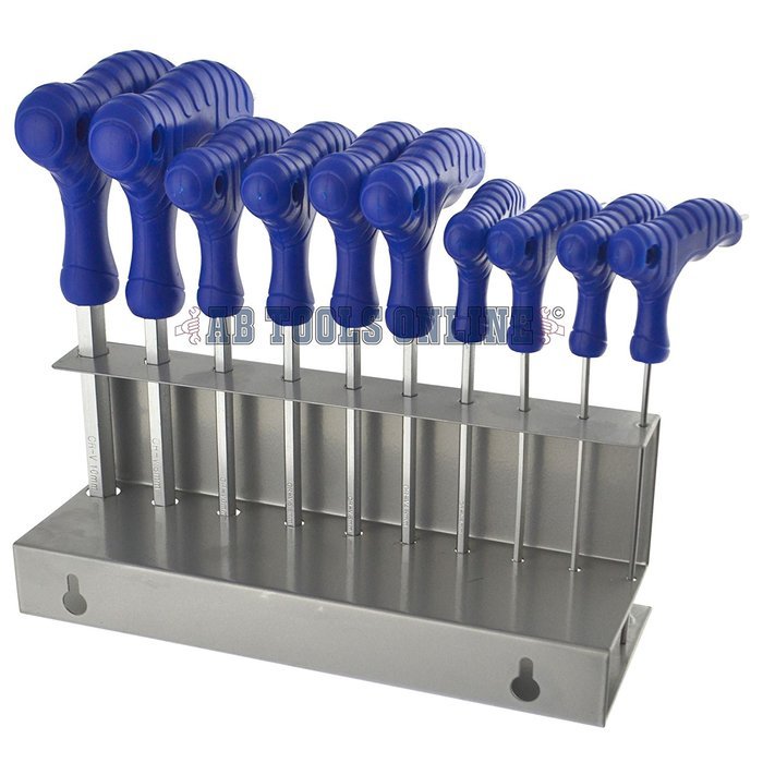Allen / Hex Key T-Bar / T-Handle Driver Allan Alan Set TE224 by A B Tools N3