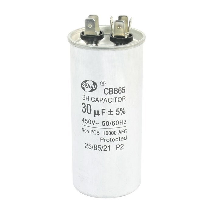 PODOY CBB65 30uF Capacitor for Air Conditioner 450V AC 50/60Hz