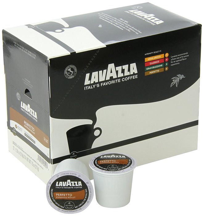 Lavazza K-Cup Portion Pack for Keurig Brewers, Perfetto, 22 Count N5