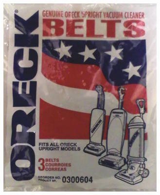 Oreck Commercial 030.0604 3-Pack Oreck Vacuum Belts
