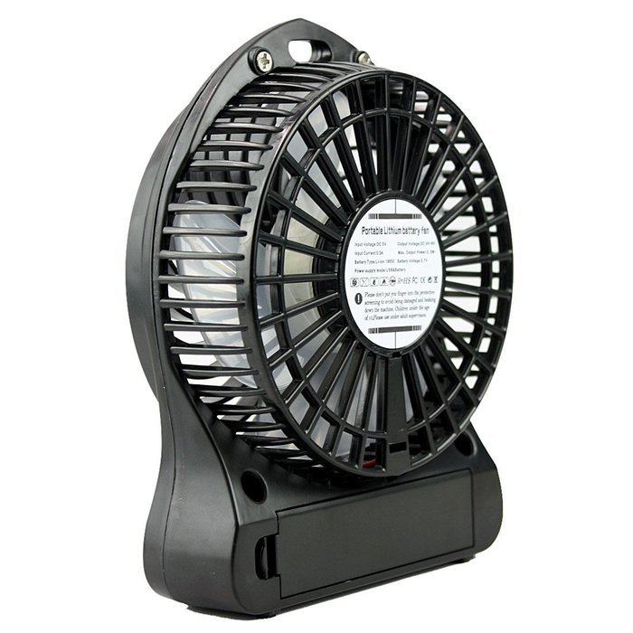 Mini Lithium Battery Fan Summer Portable Super Big Wind Operated Desk Small USB Rechargeable Battery Powered Handheld... N14