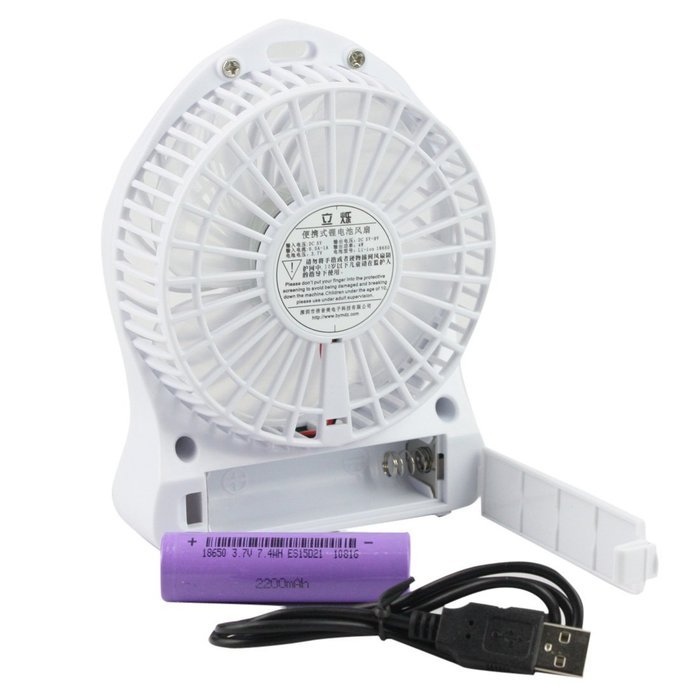 Mini Lithium Battery Fan Summer Portable Super Big Wind Operated Desk ...