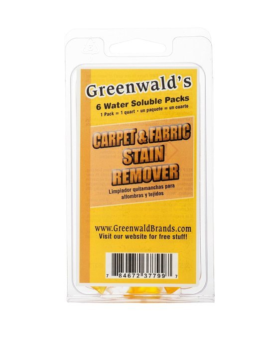 Greenwald&rsquo;s Carpet, Fabric & Upholstery Cleaner and Stain Remover. Spray bottle + enough to make 3 quarts N3