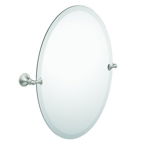 Moen DN2692BN Glenshire Oval Tilting Mirror, Brushed Nickel by Moen